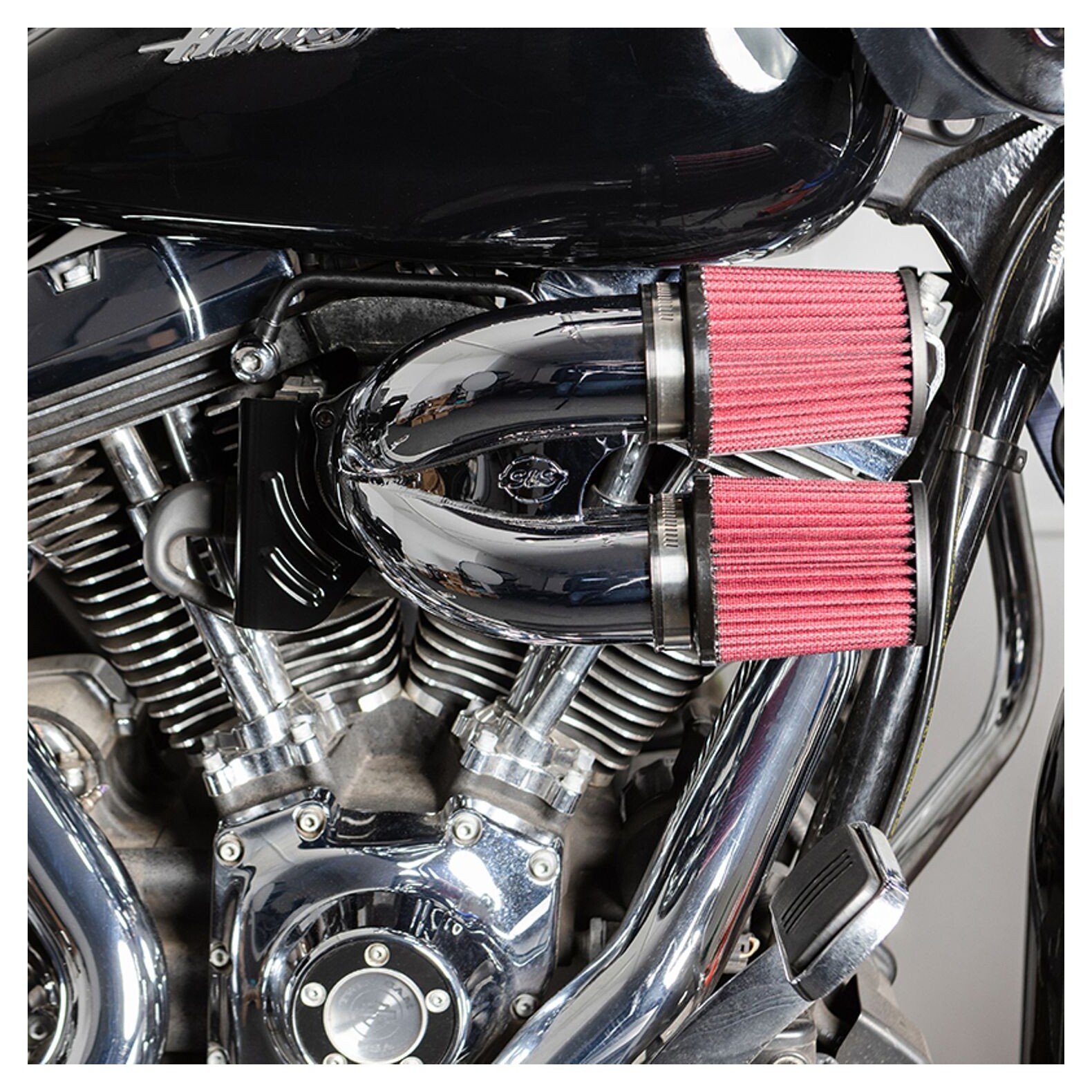 S&S Cycle Tuned Induction Air Cleaner Kit For Harley Twin Cam 2008-2017 N/A