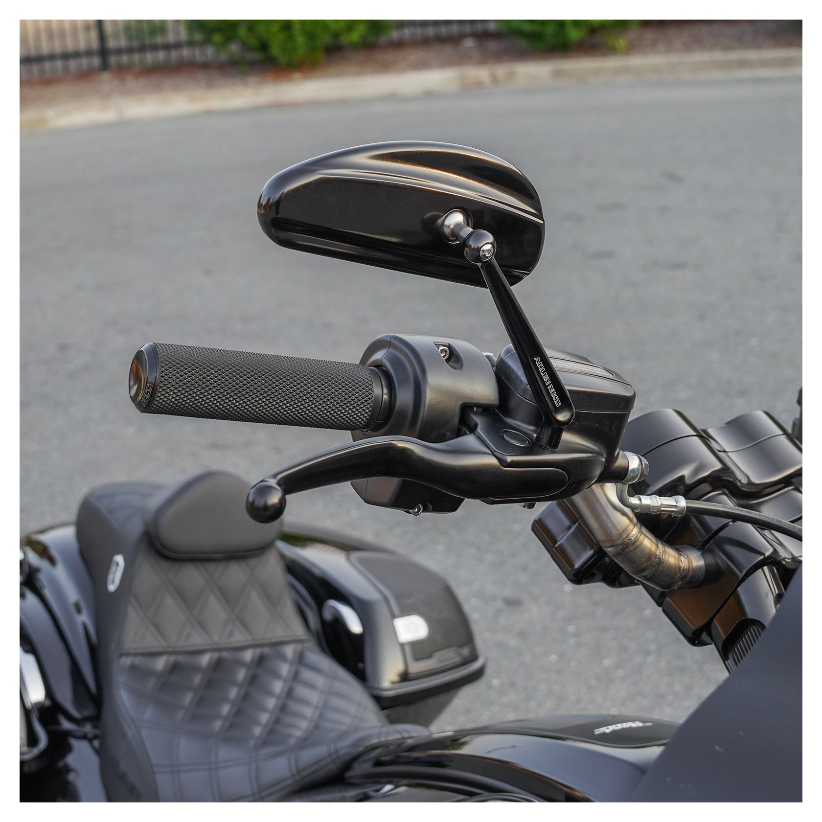 Arlen Ness Downdraft Forged Mirror Set - RevZilla