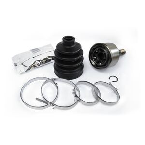 CV Axle Inner & Outer Boot 6 Piece Kit-4 Metal CLAMPS-Fits