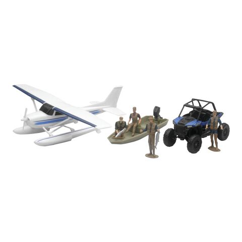 New Ray Toys Polaris RZR XP 1000 with Float Plane 1:32 Model
