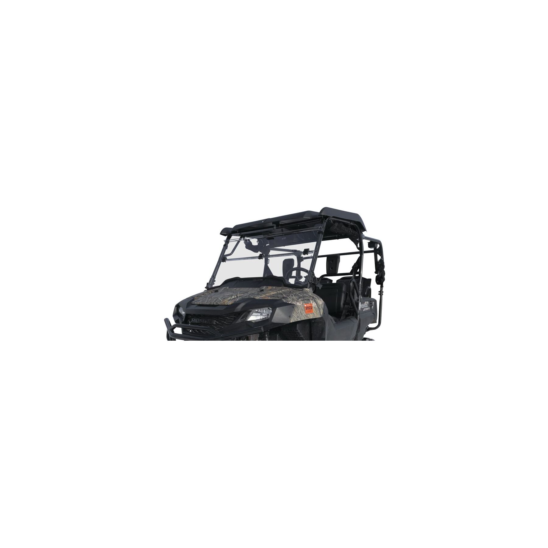 Quad Boss Windbreak Folding Windshield Honda Pioneer 700 2014-2024