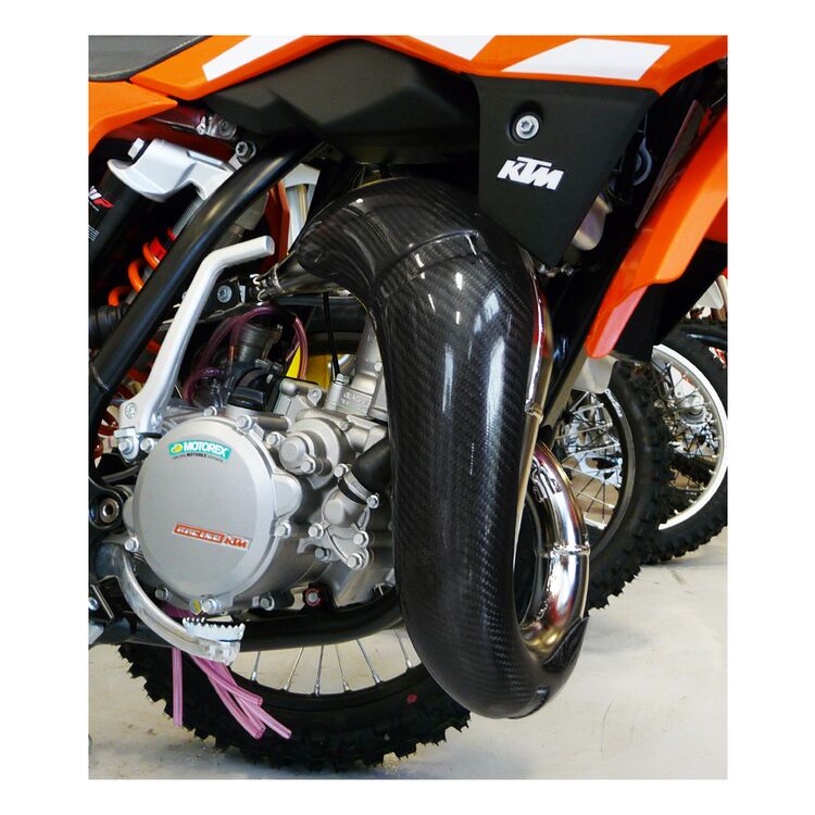 P3 Carbon Fiber Pipe Guard KTM 85SX / 85XC / Husqvarna TC85 2007-2017