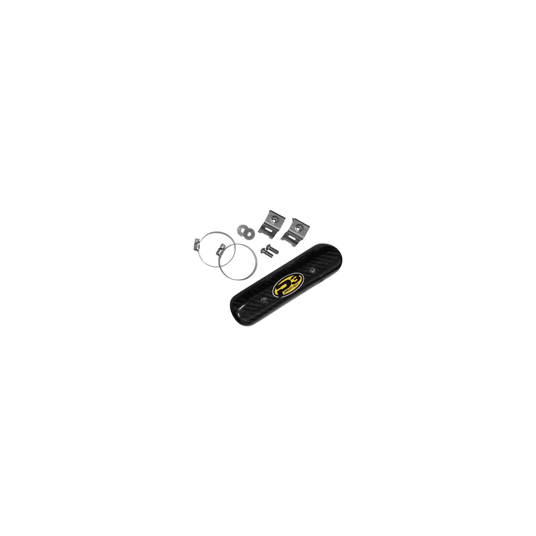 P3 Universal Carbon Fiber 4-Stroke Heat Shield