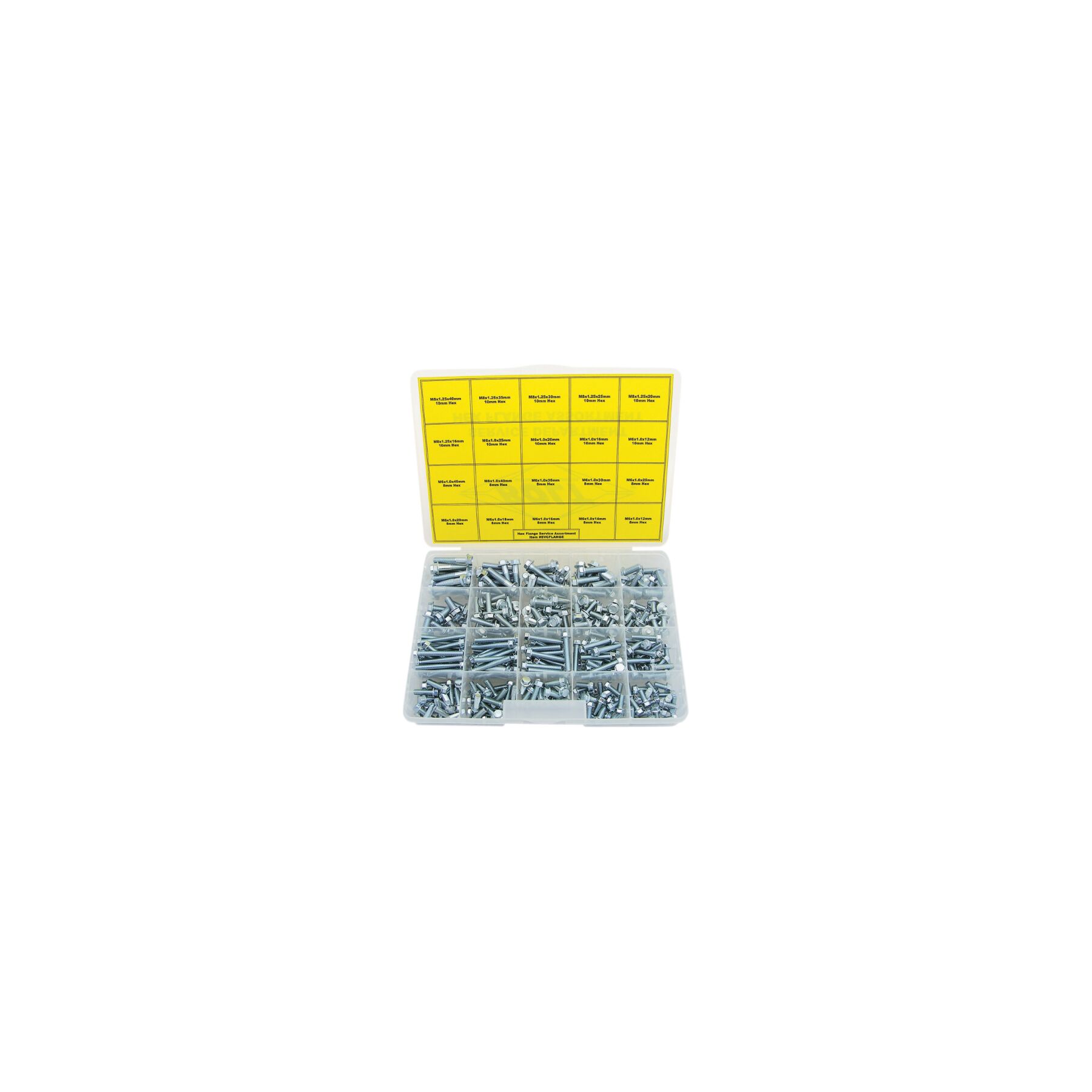 Bolt Hardware Hex Flange Bolt Service Assortment