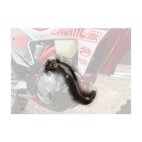 P3 Carbon Fiber MAXCoverage Heat Shield Gas Gas EX 250F / MC 250F 2021-2023