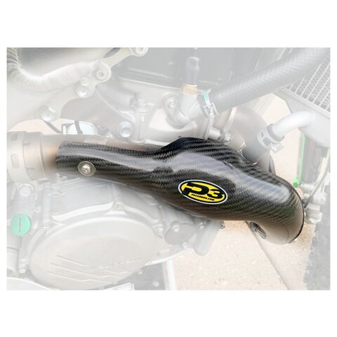 P3 Carbon Fiber MAXCoverage Heat Shield Kawasaki KX450 / KX450X 2019-2023