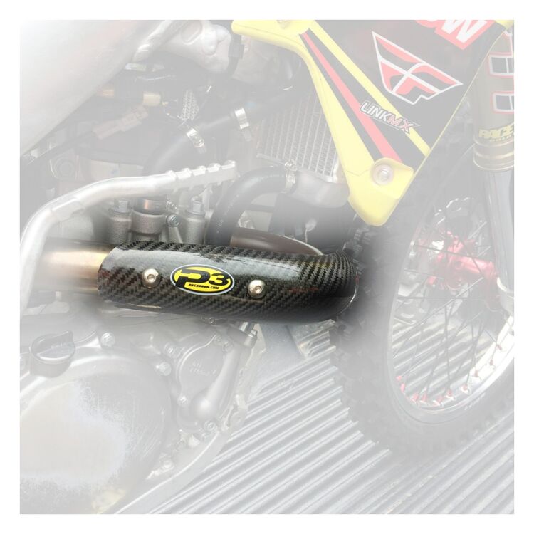 P3 Carbon Fiber Heat Shield Suzuki RMZ250 2010-2026