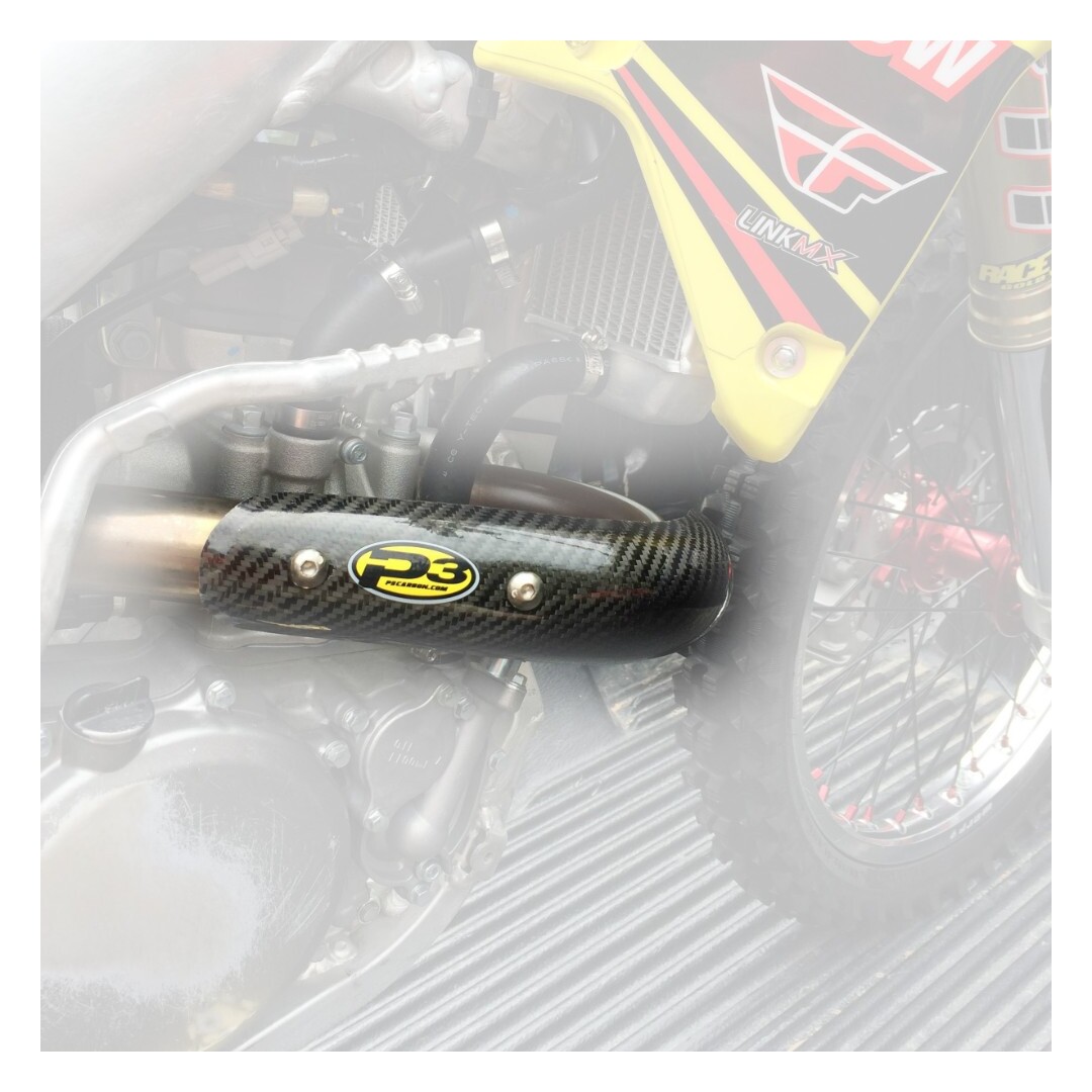 P3 Carbon Fiber Heat Shield Suzuki RMZ450 2008-2025 undefined