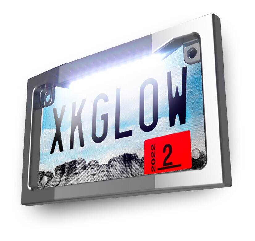 XKGLOW Lighted License Plate Frame N/A