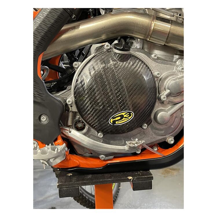 P3 Carbon Fiber Clutch Cover Protector KTM 450cc-500cc 2015-2022