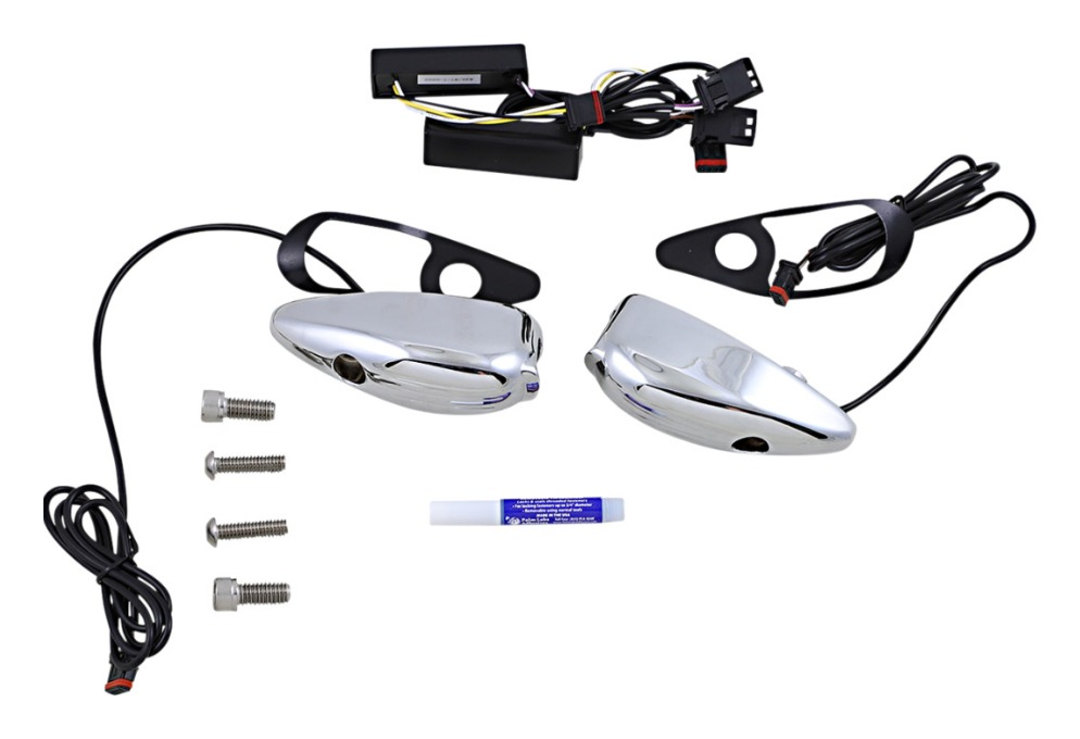 Custom Dynamics ProBEAM Front LED Turn Signals For Harley Road Glide 2015-2025 N/A