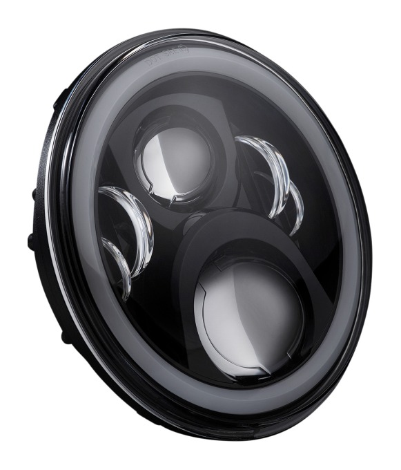 Custom Dynamics ProGLow 7" LED Headlamp For Harley Touring 1994-2016 N/A