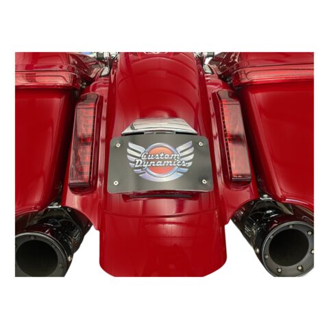 Custom Dynamics Radius License Plate Mount For Harley CVO Touring 2014-2022