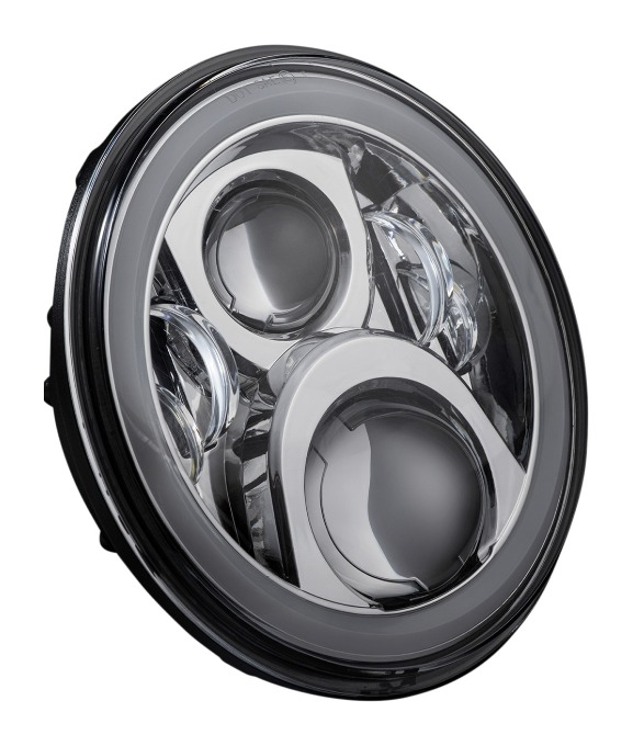 Custom Dynamics ProGLow 7" LED Headlamp For Harley Softail / Touring 1986-2025 N/A