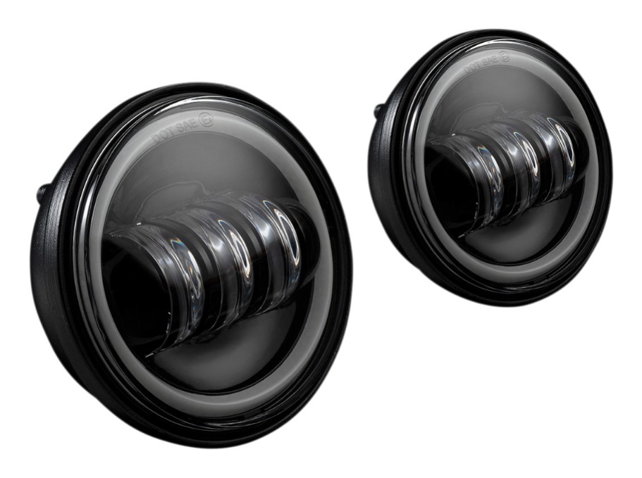 Custom Dynamics ProGlow 4.5" Passing Lamp For Harley Touring / Softail 2005-2025 N/A