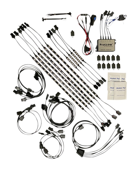 Custom Dynamics ProGlow Color Changing LED Light Kit Full Bike