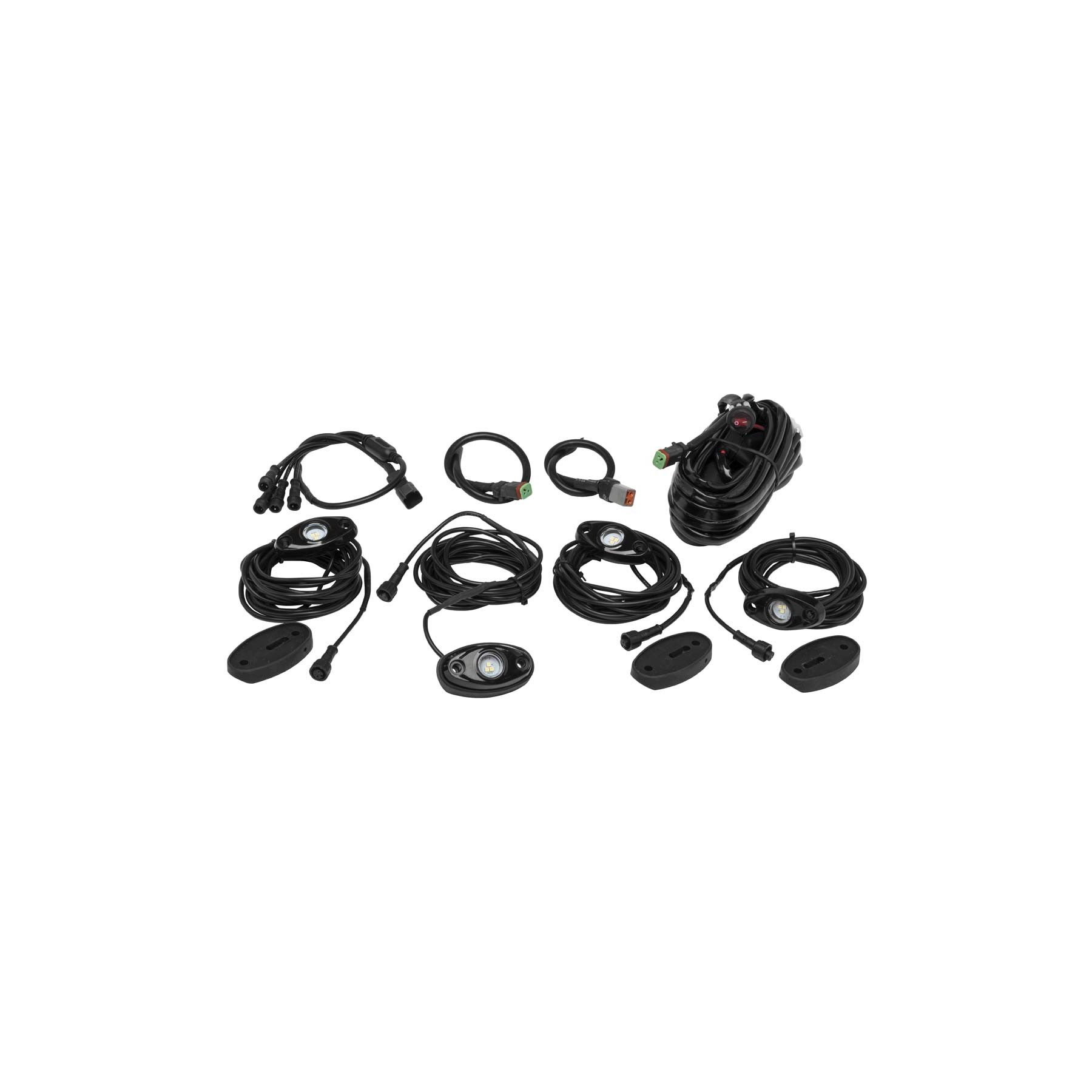 Quad Boss Rock Light Kit w / Harness