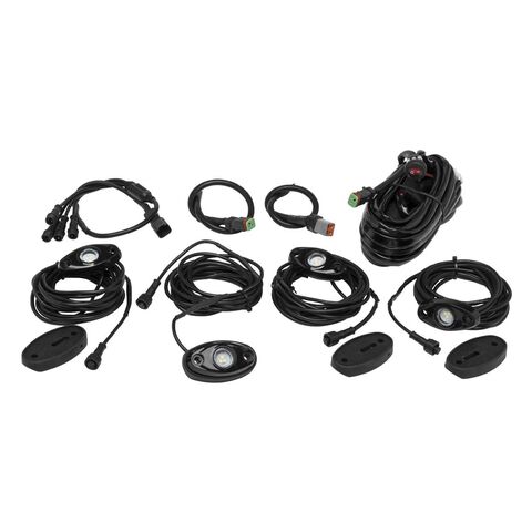 Quad Boss Rock Light Kit w / Harness