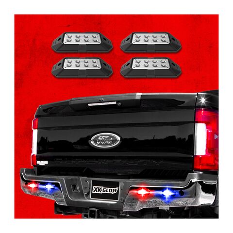 XKGlow Strobe Pod Lights 4 Piece Kit