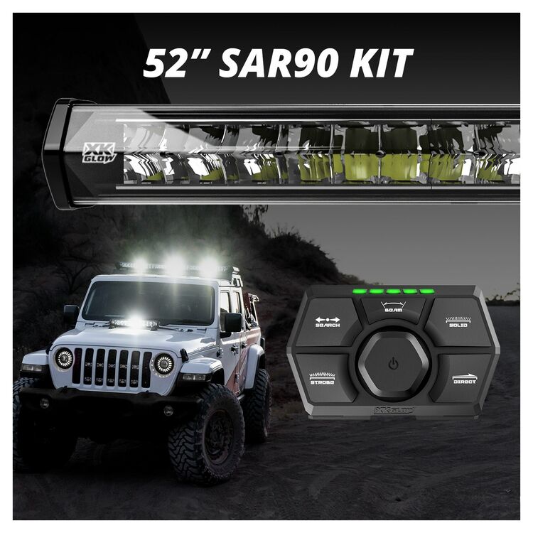 XKGlow 52" SAR 90 Emergency Light Bar Kit