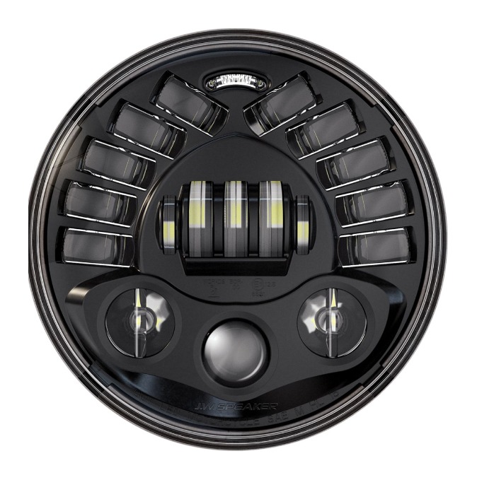 Custom Dynamics 7" Adaptive LED Headlamp For Indian Chief / Chieftain / Roadmaster 2014-2025 N/A