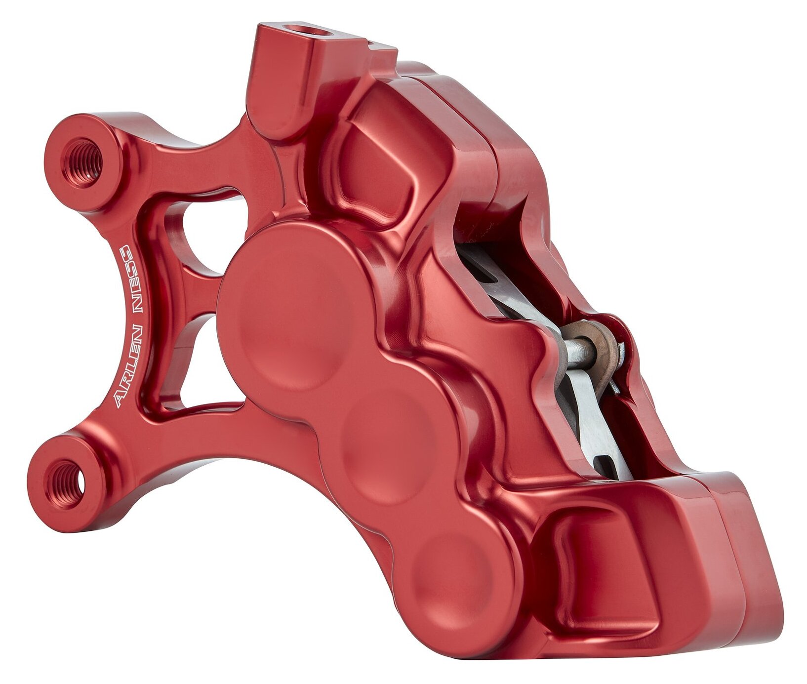 Arlen Ness Front 6 Piston Differential Bore Caliper For Harley With 14" Rotors 2006-2025 Left Side