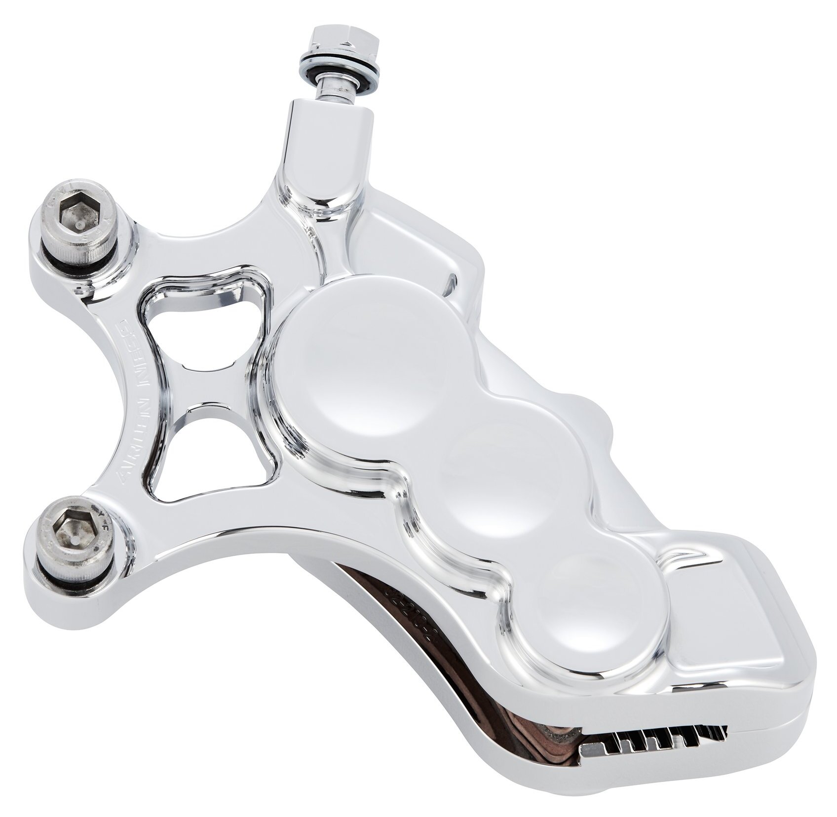 Arlen Ness Front 6 Piston Differential Bore Caliper For Harley With 14" Rotors 2006-2025 Left Side