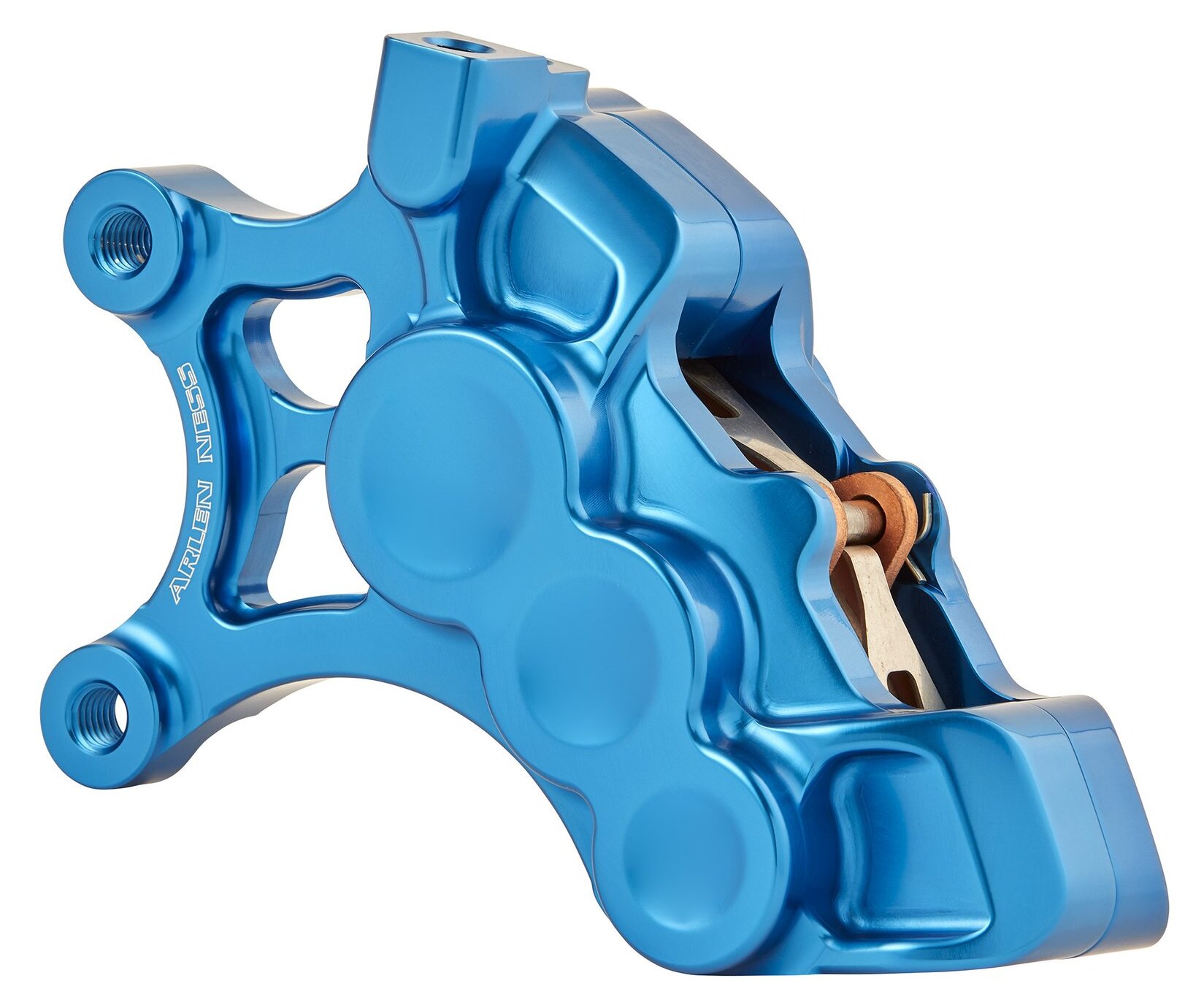 Arlen Ness Front 6 Piston Differential Bore Caliper For Harley With 14" Rotors 2006-2025 Left Side