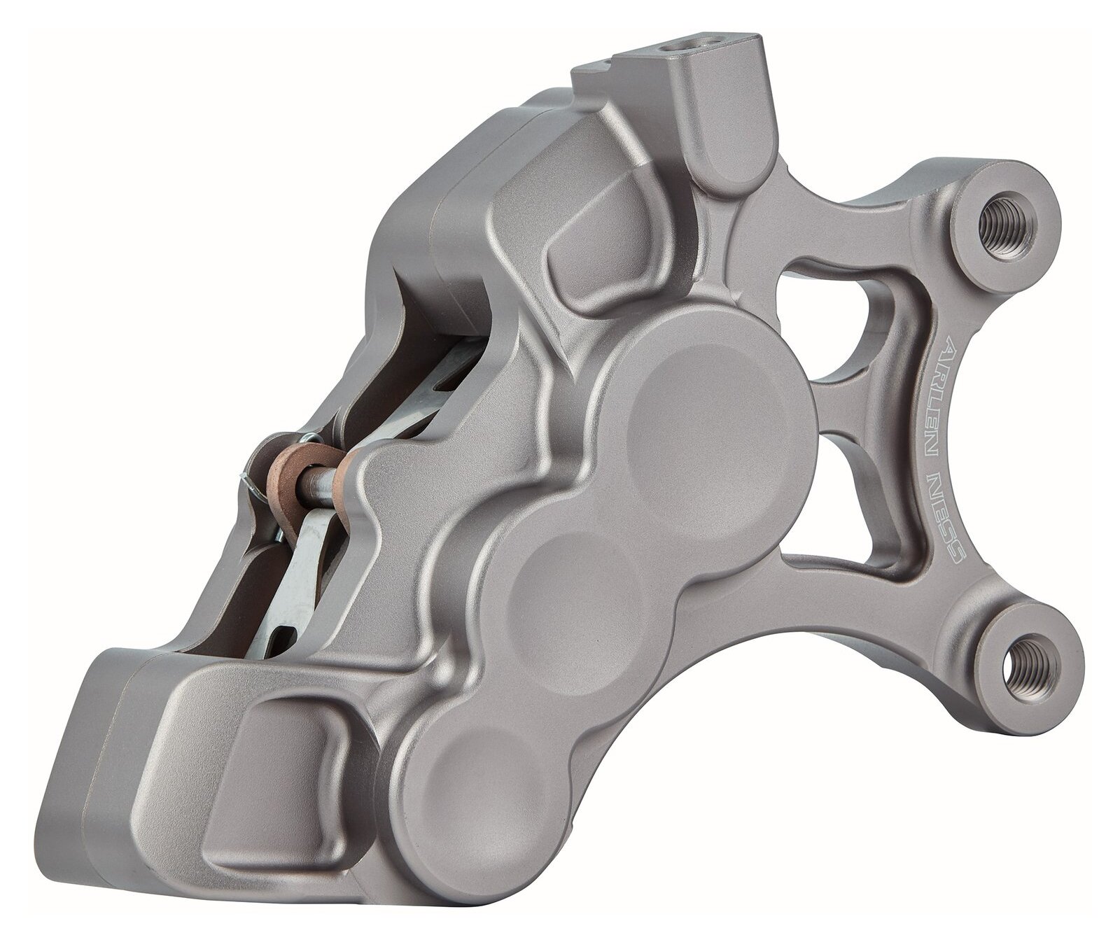 Arlen Ness Front 6 Piston Differential Bore Caliper For Harley With 14" Rotors 2006-2025 Left Side