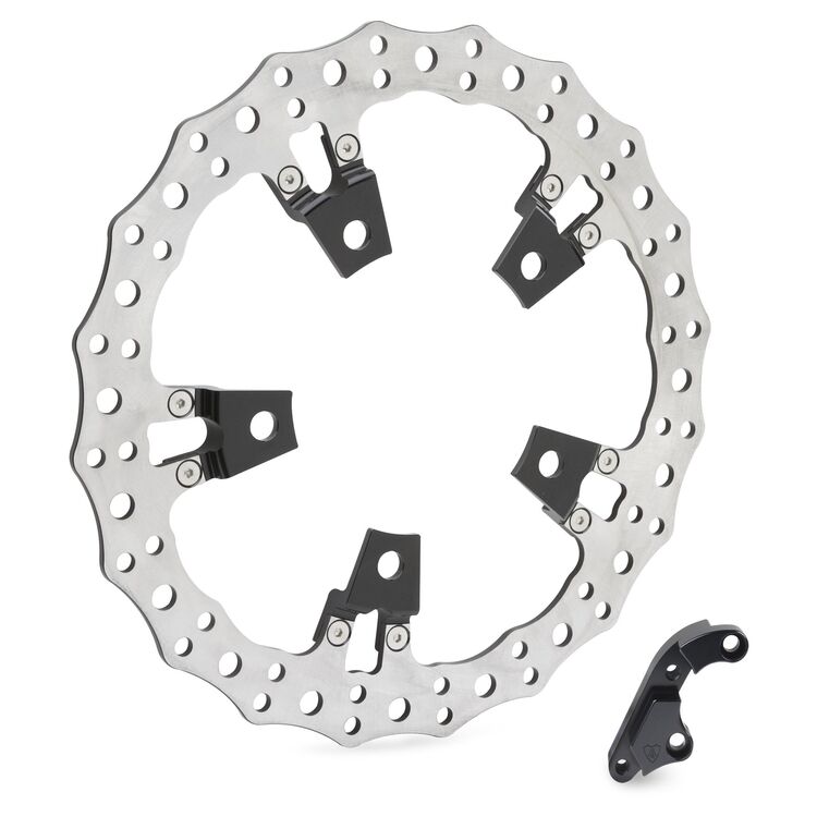 Arlen Ness 14" Jagged Spoke Mount Rotor Kit For Harley Touring 2014-2025