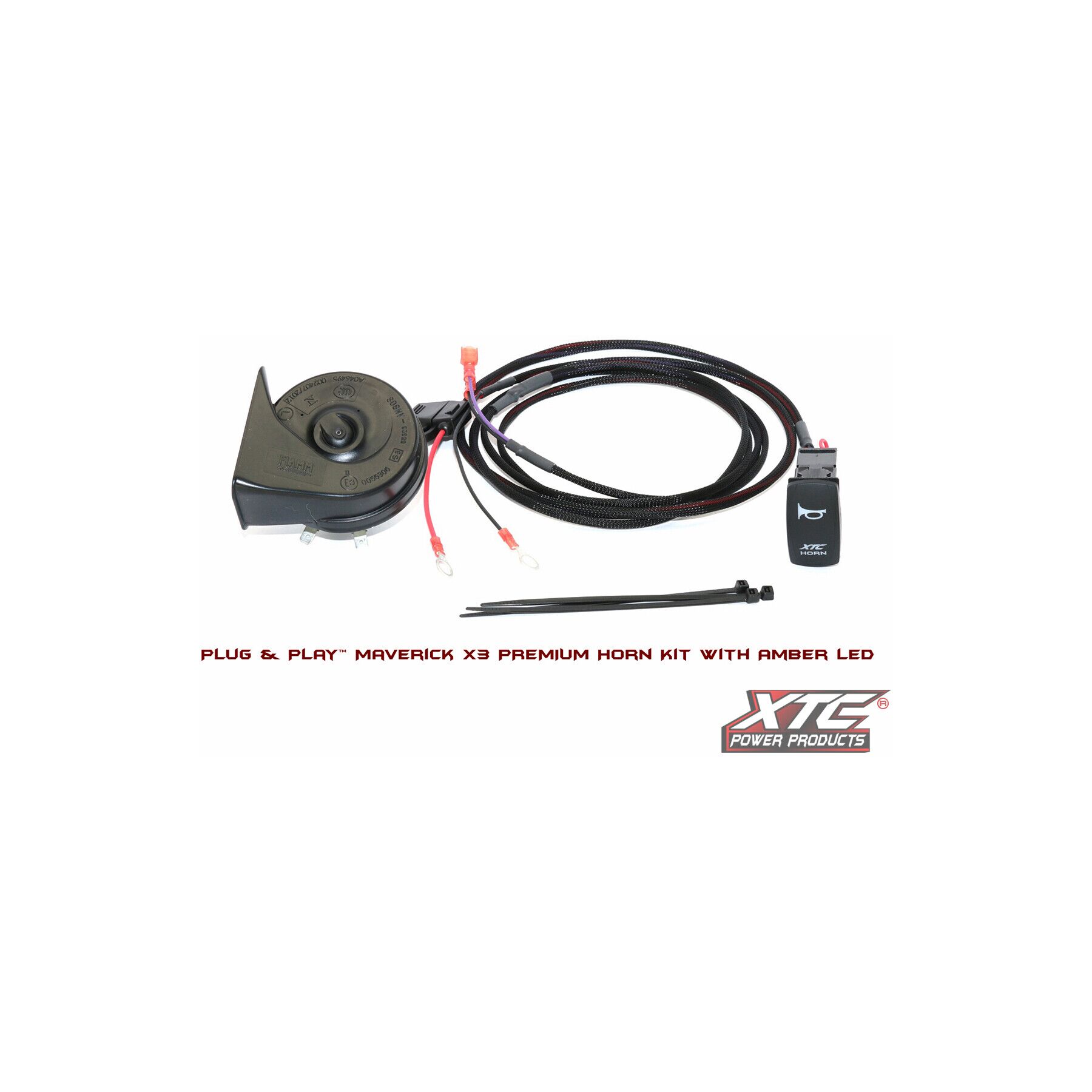 XTC Power Products Plug-N-Play Horn Kit Can-Am Maverick X3