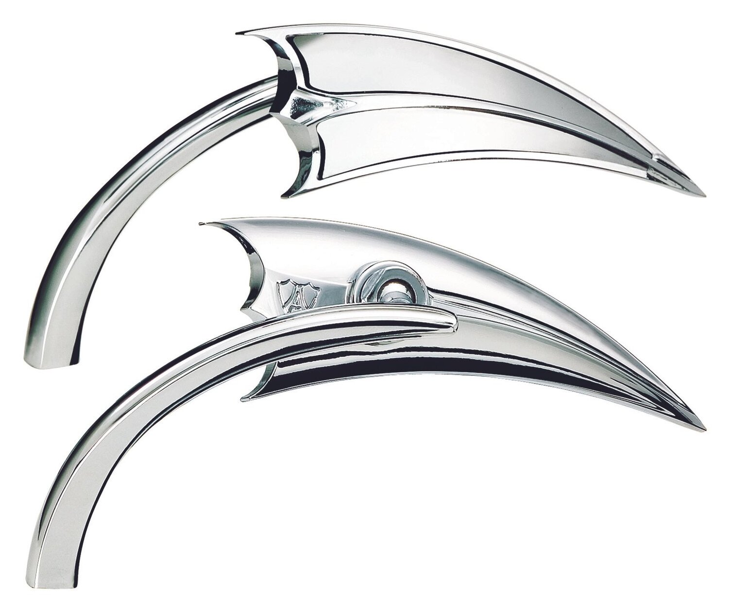 Arlen Ness Scoop Micro Mirrors Right Side