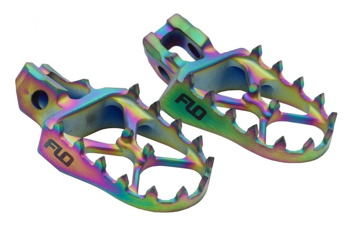 Flo Motorsports Titanium Foot Pegs KTM / Husqvarna / Gas Gas 85cc501cc