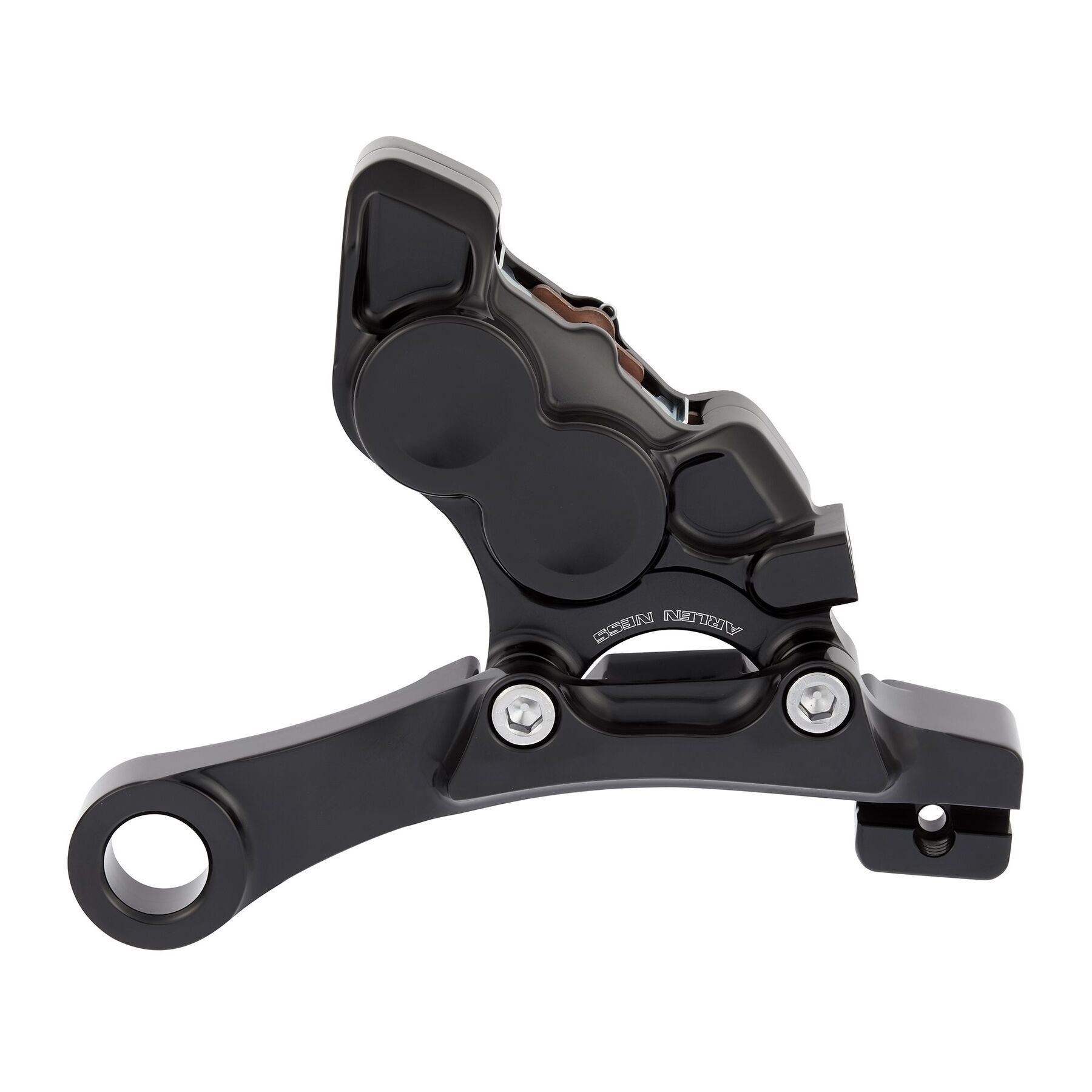 Arlen Ness Rear 4 Piston Caliper & Bracket Kit For Harley Dyna 2008-20