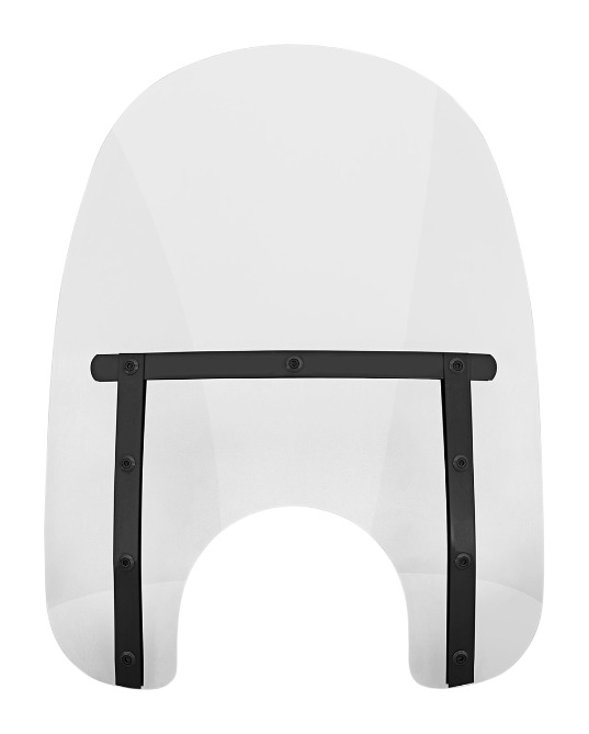 Memphis Shades Memphis Slim Windshield With 7" Headlight Cutout 15" Tall