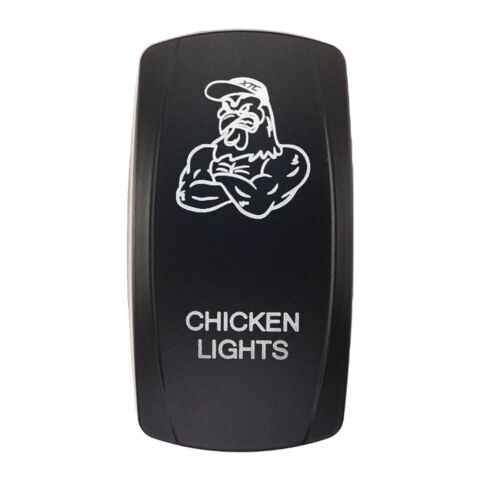 XTC Power Products Dash Switch Rocker Face - Chicken Lights