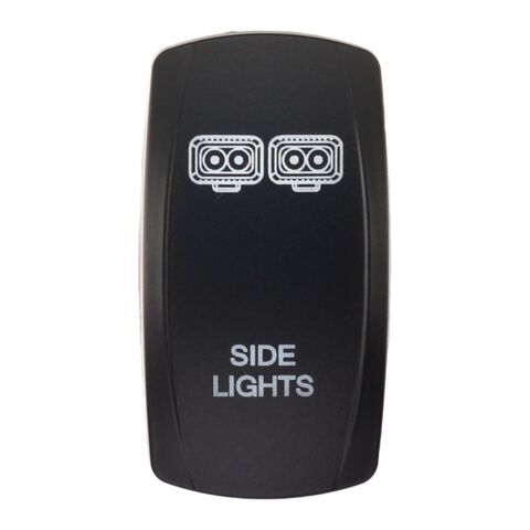 XTC Power Products Dash Switch Rocker Face - Side Lights