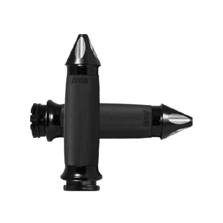 Avon Custom Contour Spike Grips For Harley With Throttle By Wire N/A