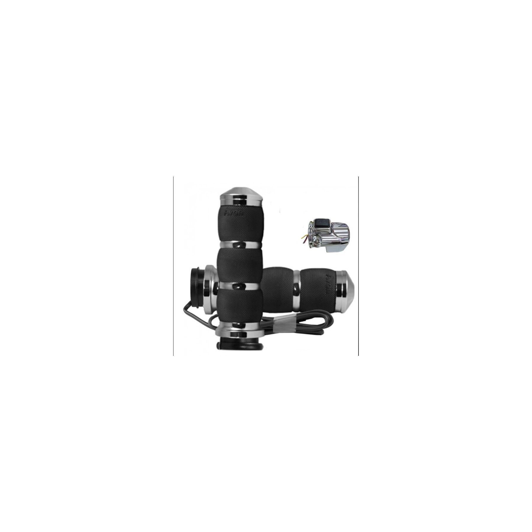 Avon Air Cushion Heated Grips For Harley Road Glide 2015-2024