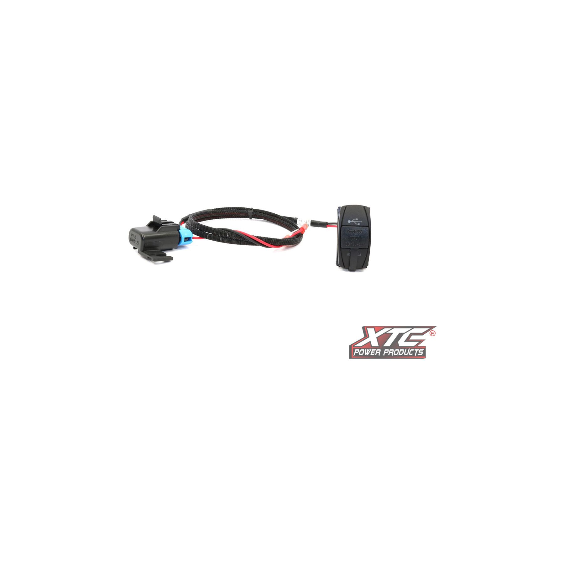 XTC Power Products Power Adapter Dual USB Power Port Polaris RZR XP