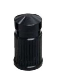 Avon Schrader Valve Cap Round / Black