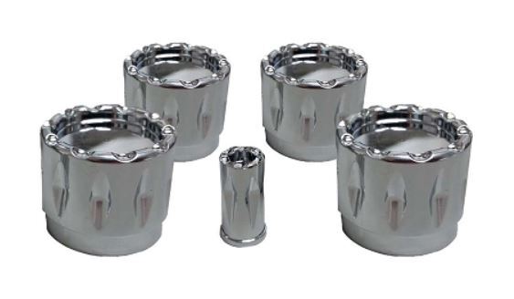 Avon Head Bolt Cover Set For Harley 1986-2022 Rival / Chrome