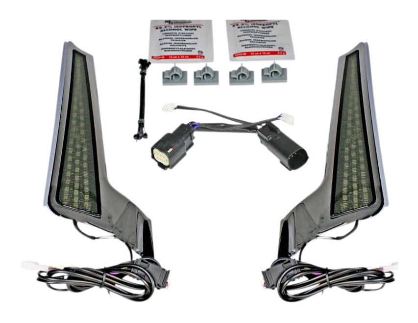 Custom Dynamics Dual Color LED Fascia Panels For Harley Street Glide 2006-2009 N/A