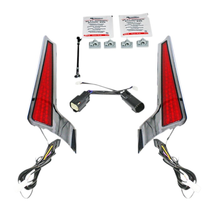 Custom Dynamics LED Fascia Panels For Harley Touring 2010-2013 Smoke