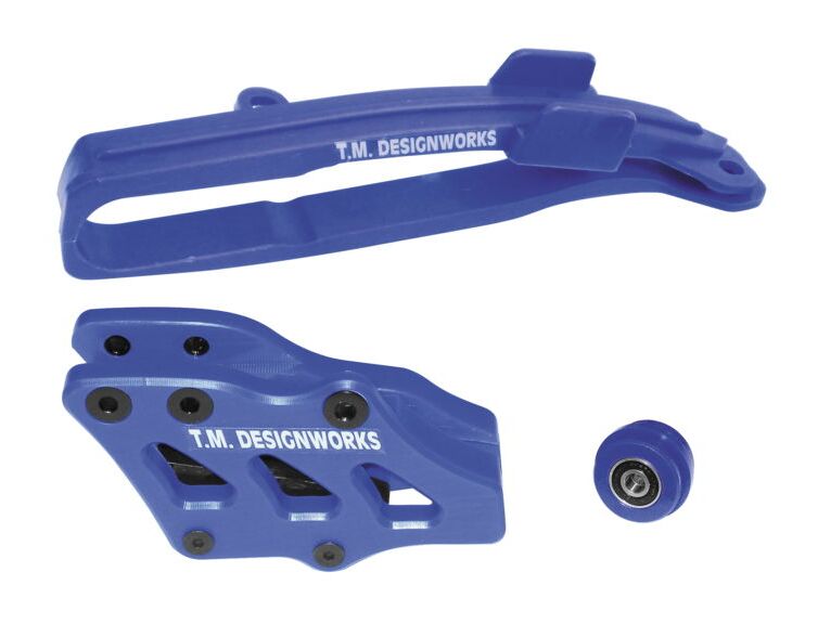 TM Designworks Multi-Purpose Chain Slide-N-Guide Kit Yamaha YZ250F / FX / YZ450F / FX / WR250F / WR450F 2009-2019 With Factory Edition 2 Rear Guide