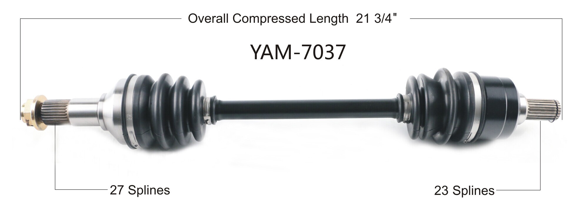 Open Trail OE 2.0 Rear Axle Yamaha Grizzly 700 20162022 RevZilla