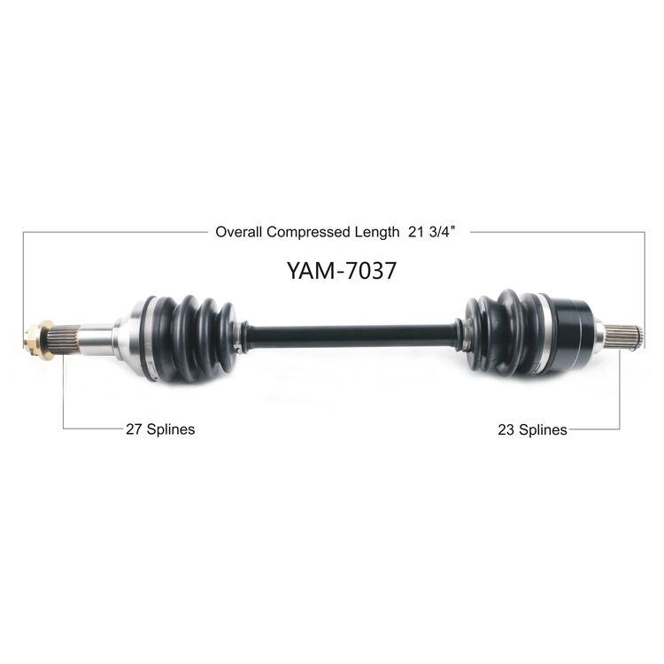 Open Trail OE 2.0 Rear Axle Yamaha Grizzly 700 20162022 RevZilla