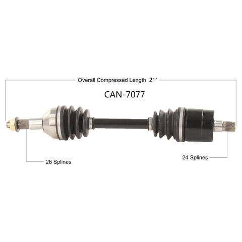 Moose Racing OEM Rear Right Axle Can-Am Outlander / Renegade 2019-2024