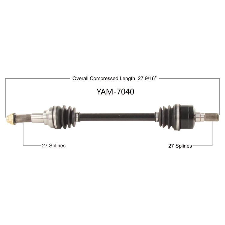 Moose Racing OEM Rear Axle Yamaha Wolverine 850 / X2 / X4 2018-2019