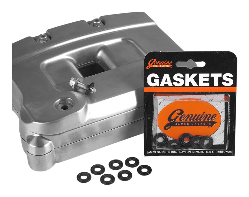 James Gasket Rocker Gaskets For Harley EVO 1984-2000 84-99 EVO Rocker Cover Washer Set Fiber OEM 6114 (8 pk)